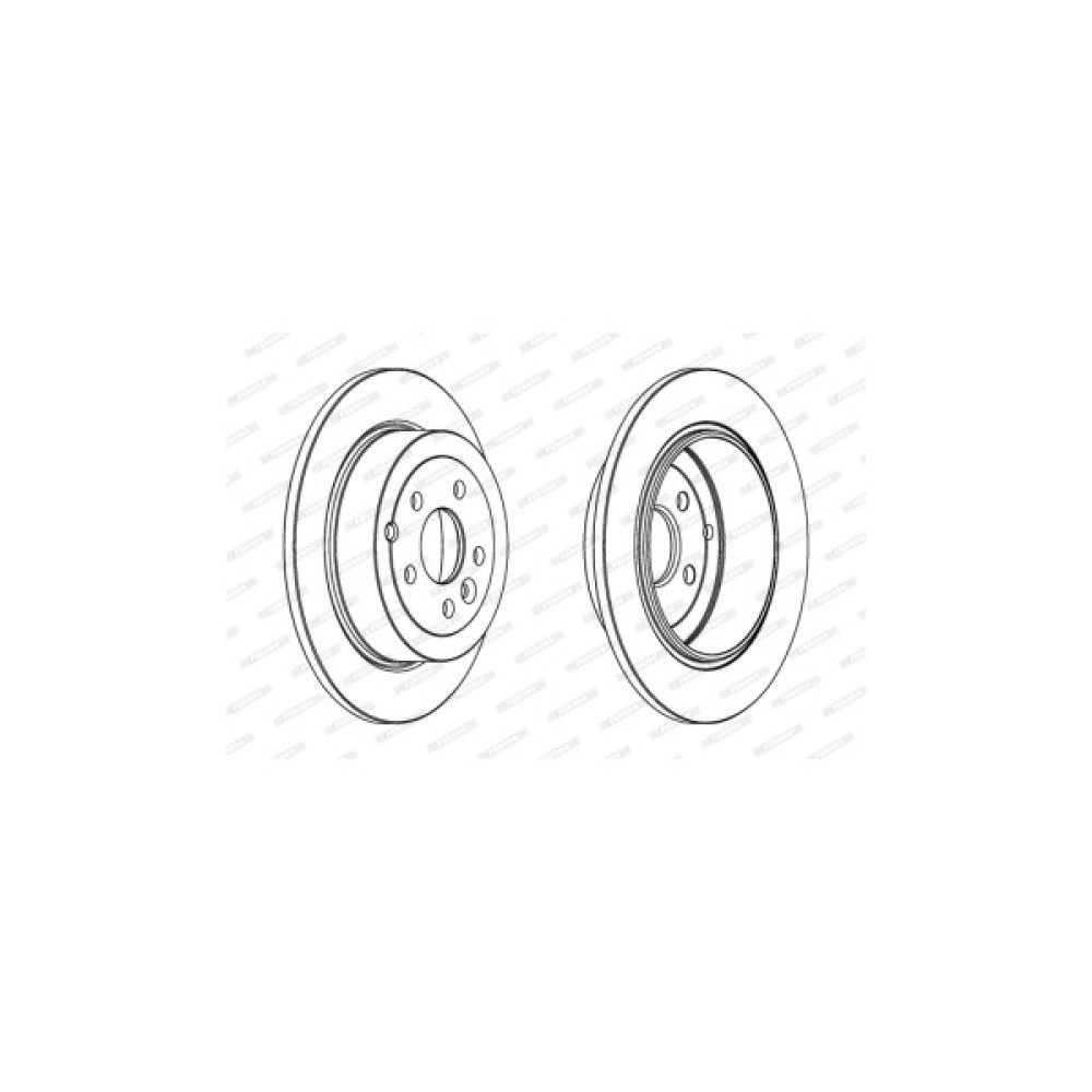 Гальмівний диск FERODO DDF1578C