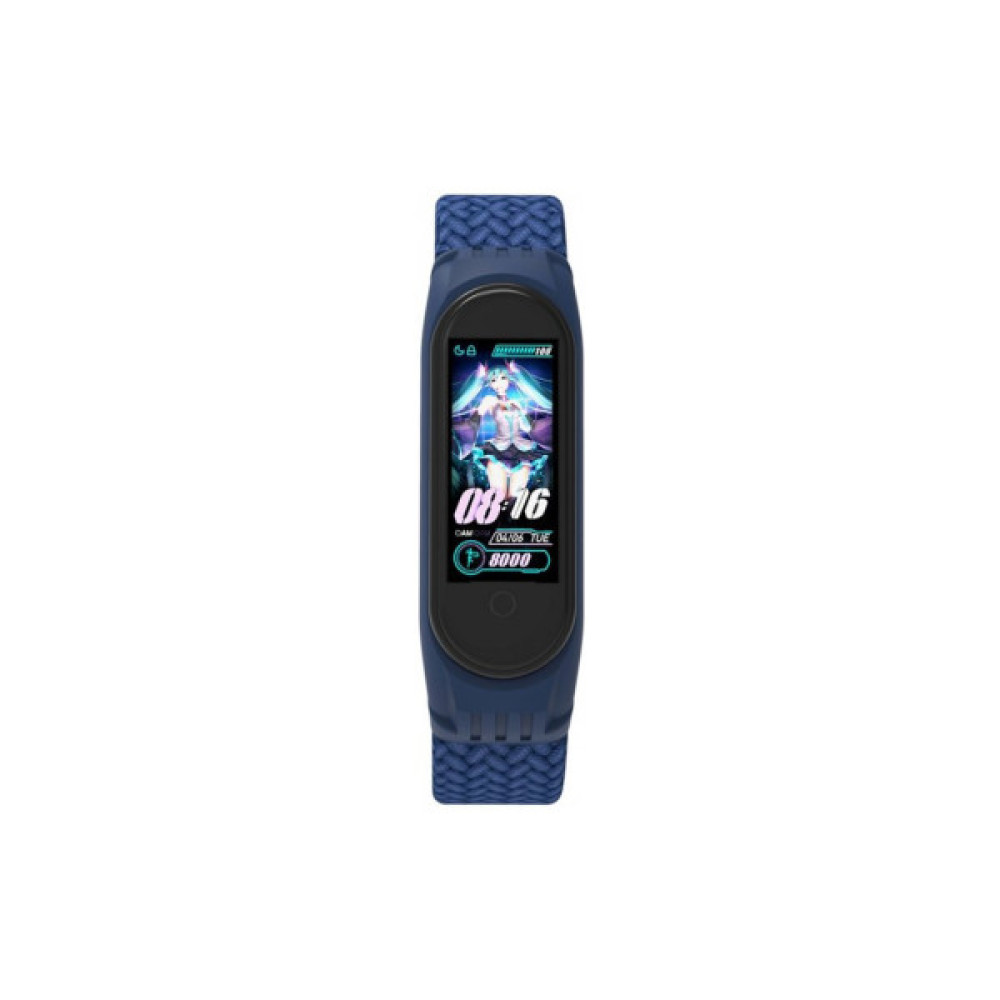 Ремінець до фітнес браслета Armorstandart Braided Solo Loop для Xiaomi Mi Band 4/5/6 Blue size S (ARM59178)