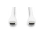 Кабель DIGITUS USB-C > USB-C заряджання/синхронізації, USB 2.0, 60W, силіконовий, 2м, білий