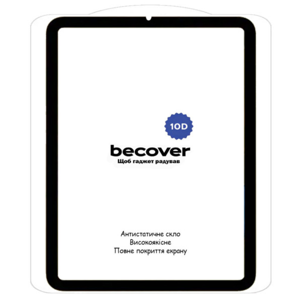 Скло захисне BeCover 10D Apple iPad Mini 6 2021 Black (710573) Скло захисне BeCover 10D Apple iPad Mini 6 2021 Black (710573)