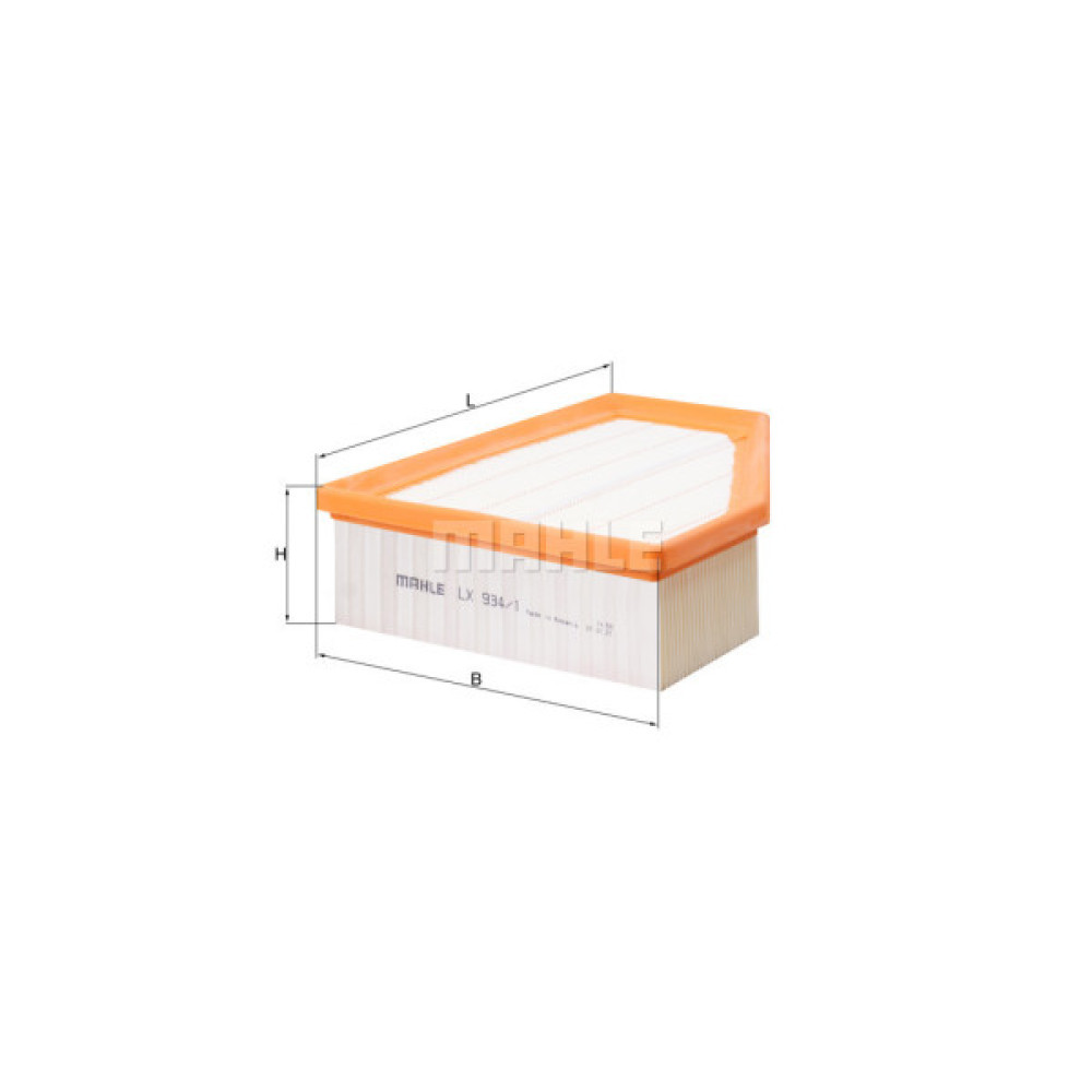 Повітряний фільтр для автомобіля Mahle LX934/1