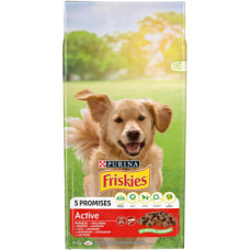 Сухий корм для собак Purina Friskies Active з яловичиною 15 кг (7613031394876)