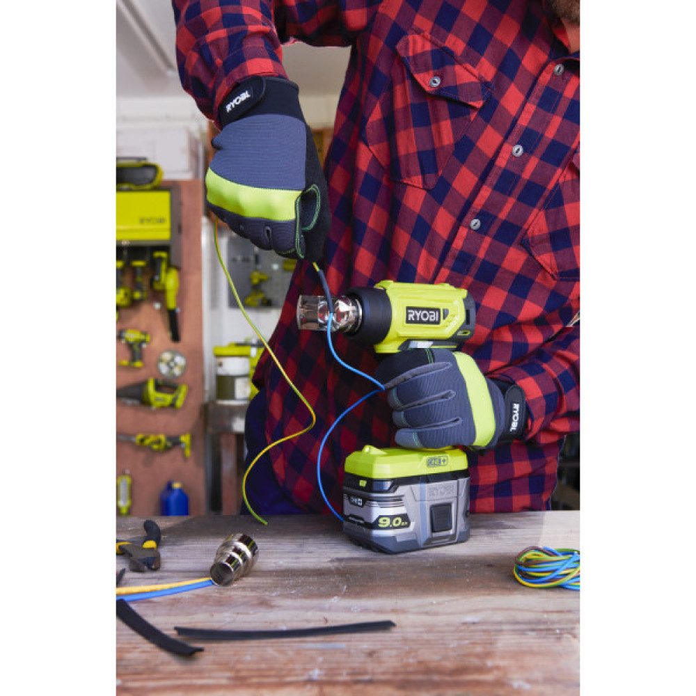Фен будівельний акумуляторний Ryobi ONE+ R18HG-0 18В 0-470°C 170л/хв 0.6кг без АКБ та ЗП