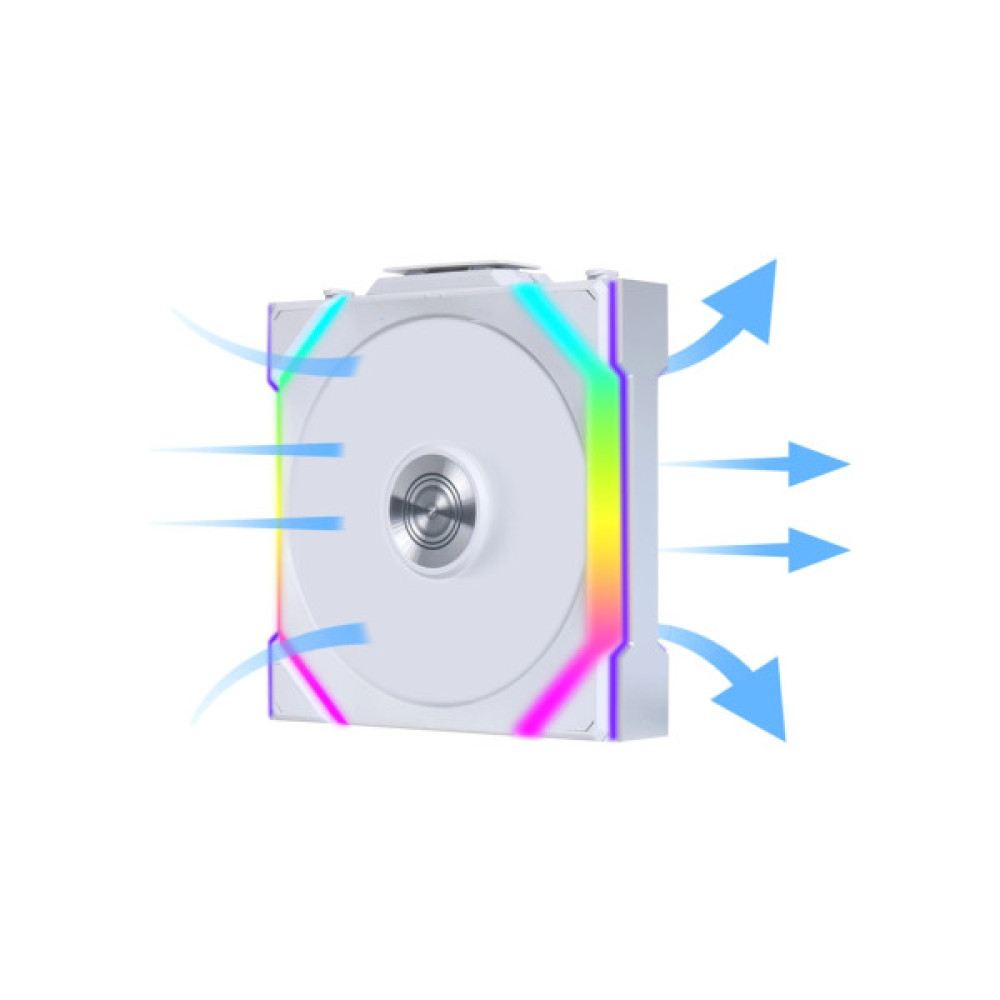 Кулер до корпусу Lian Li Uni Fan SL WIRELESS 120-1, White (G99.12SL1W1W.00)