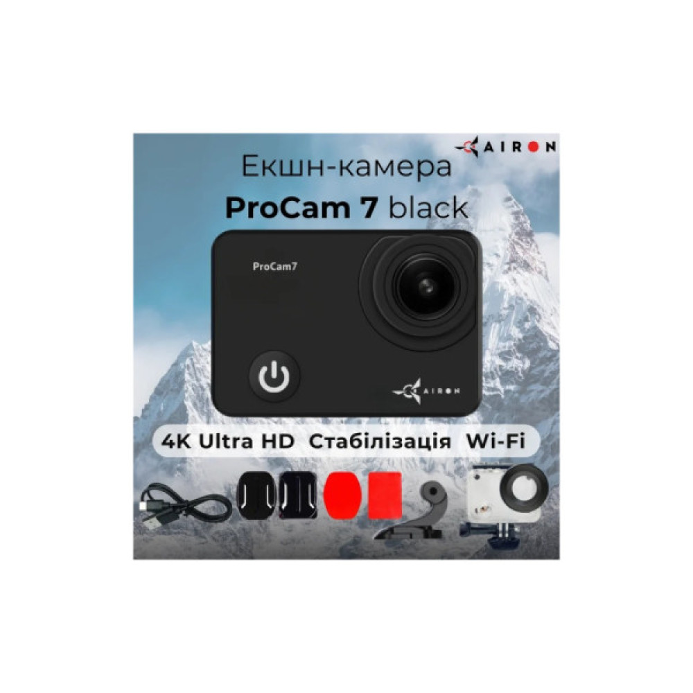 Екшн-камера AirOn ProCam 7 Black (4822356754468)
