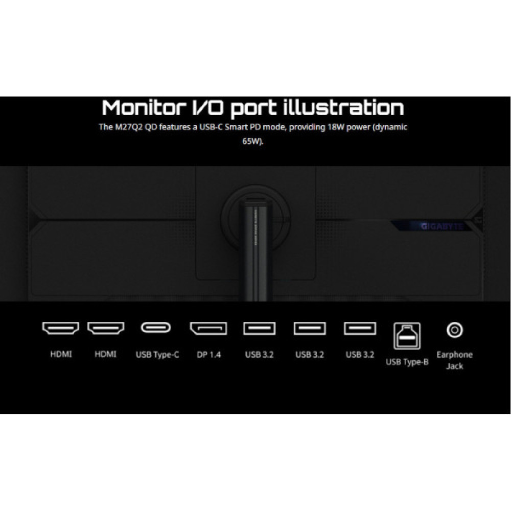GIGABYTE M27Q2 QD Gaming Monitor