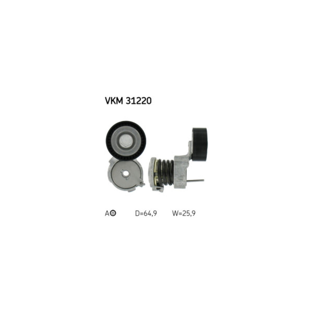 Натягувач ременя з роликом SKF VKM 31220 Натягувач ременя з роликом SKF VKM 31220