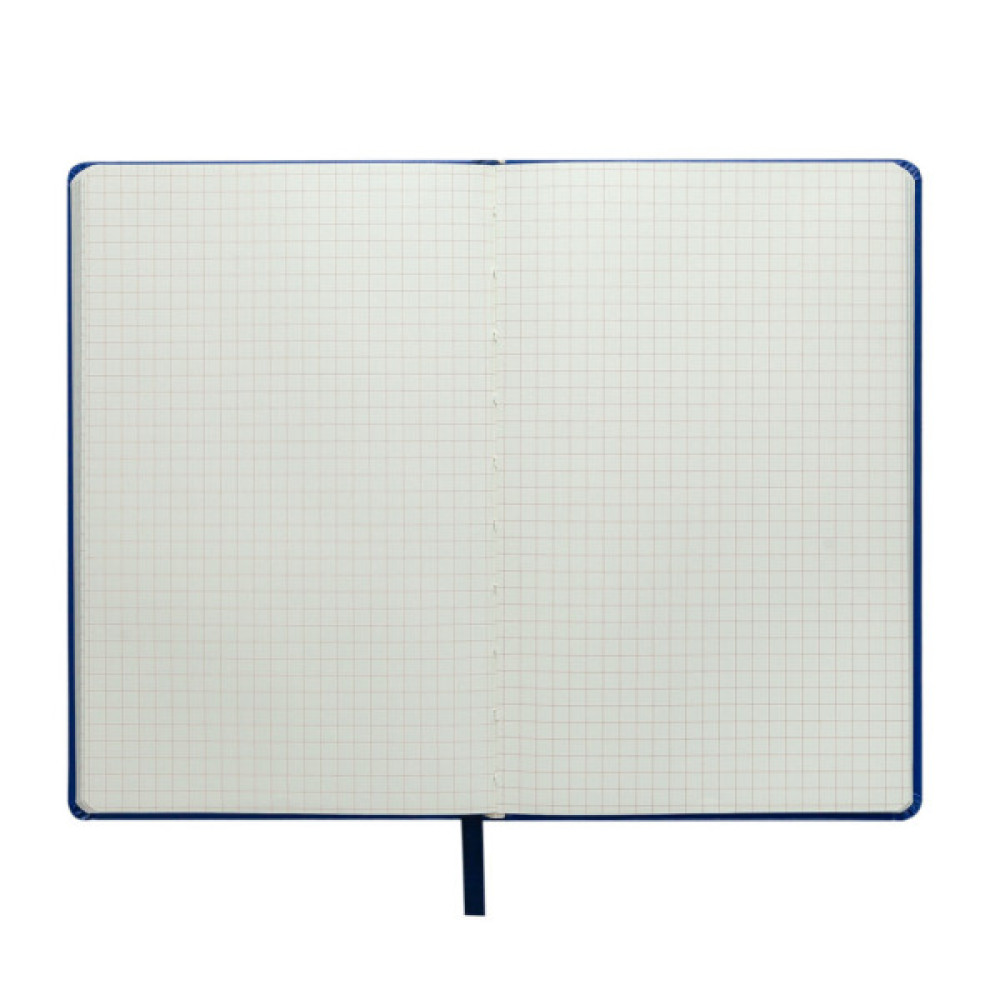 Книга записна Buromax Brief Logo2U 96 аркушів А5 у клітинку чорний (BM.295104-01)