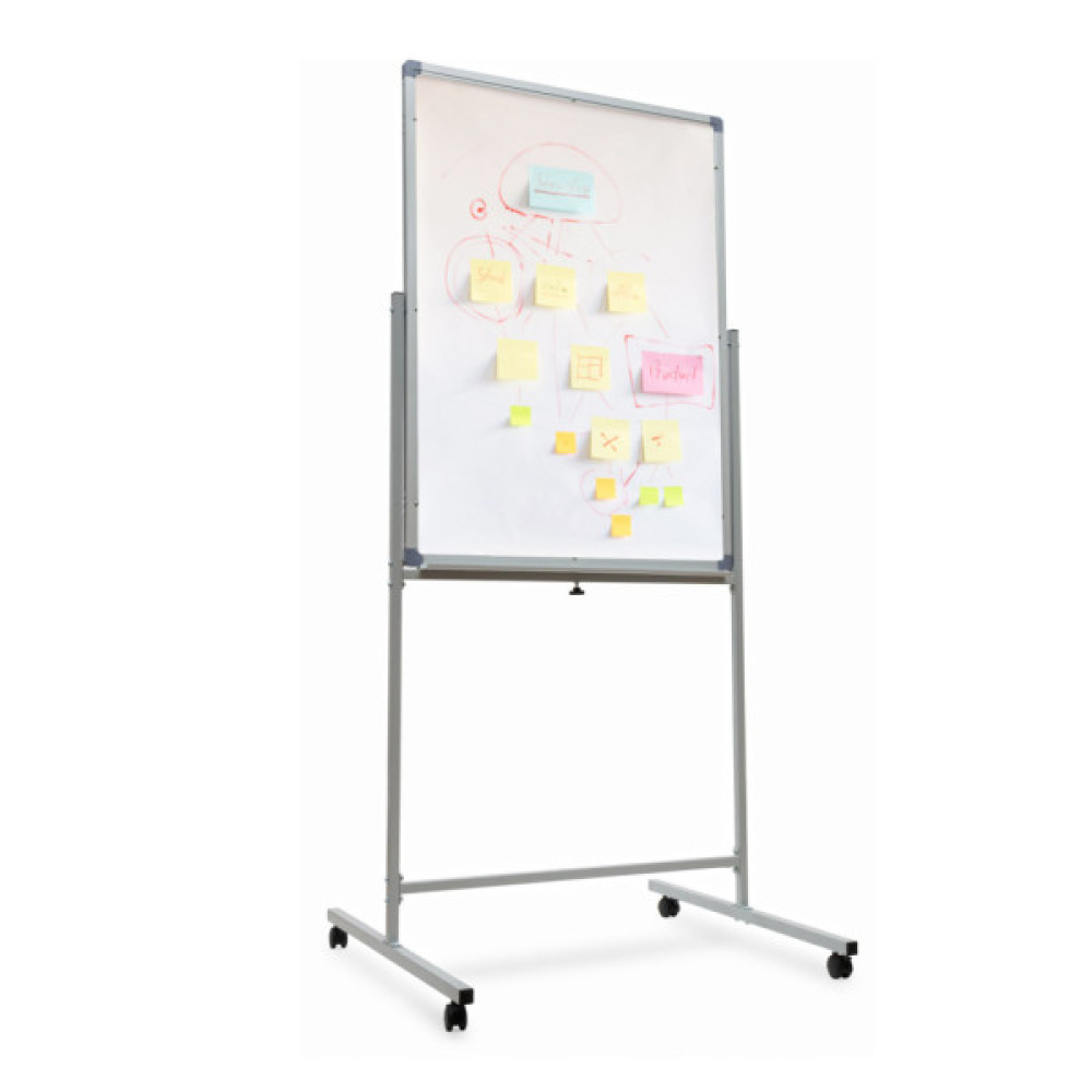 Фліпчарт Sector 75х100см, двосторонній магнітний, крейдяно-маркерний (KM-07510)