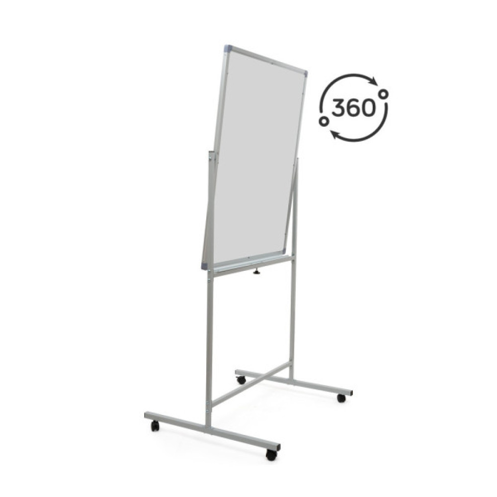 Фліпчарт Sector 75х100см, двосторонній магнітний, крейдяно-маркерний (KM-07510)