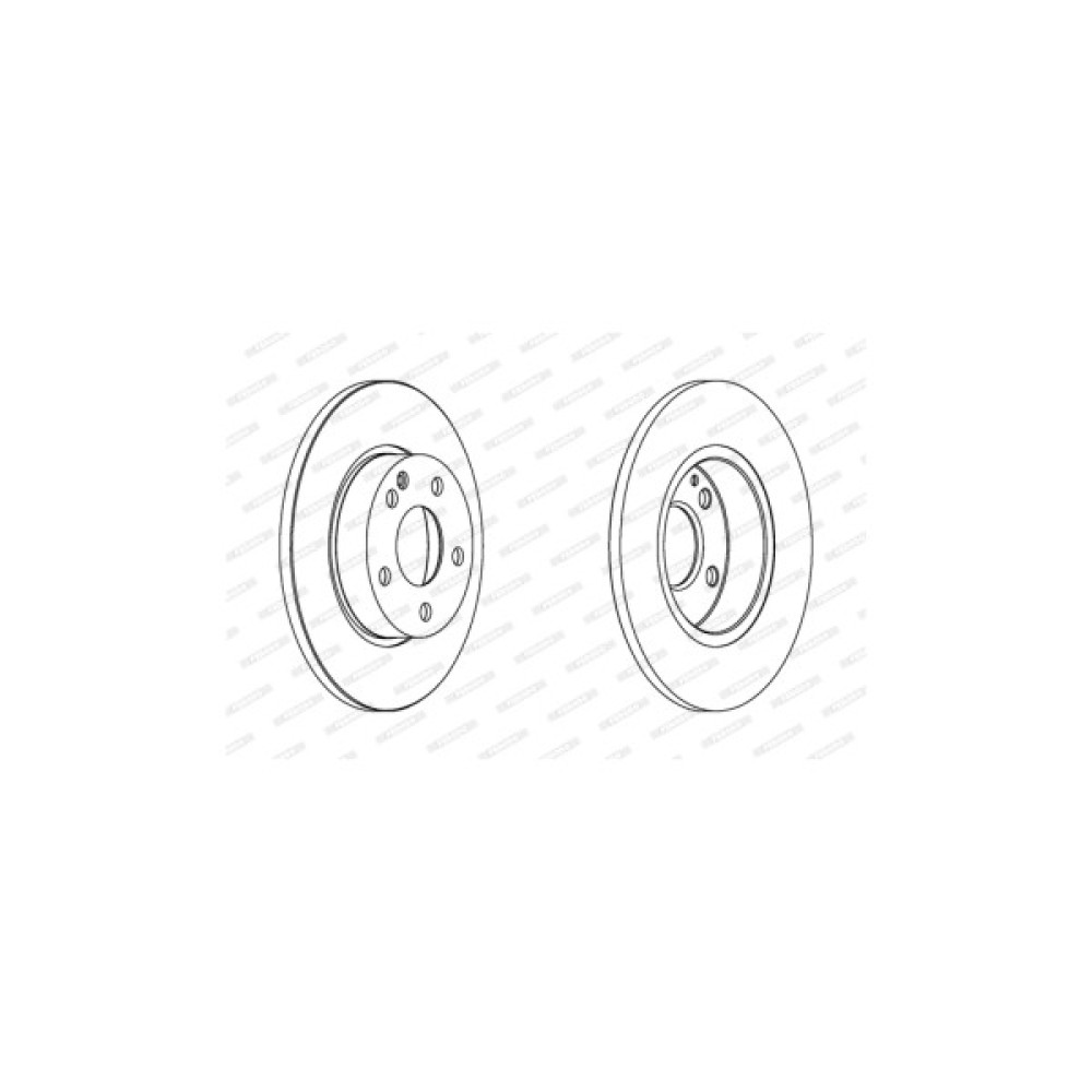 Гальмівний диск FERODO DDF1219C