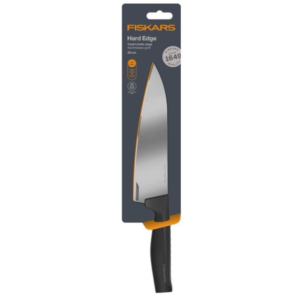 Кухонний ніж Fiskars Hard Edge шеф великий 21 см (1051747)