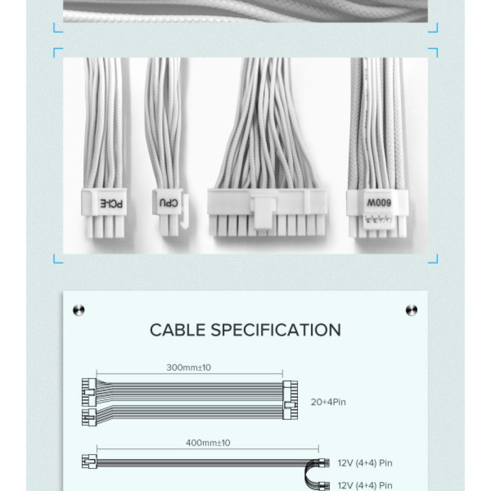 GAMEMAX GS-850G White 