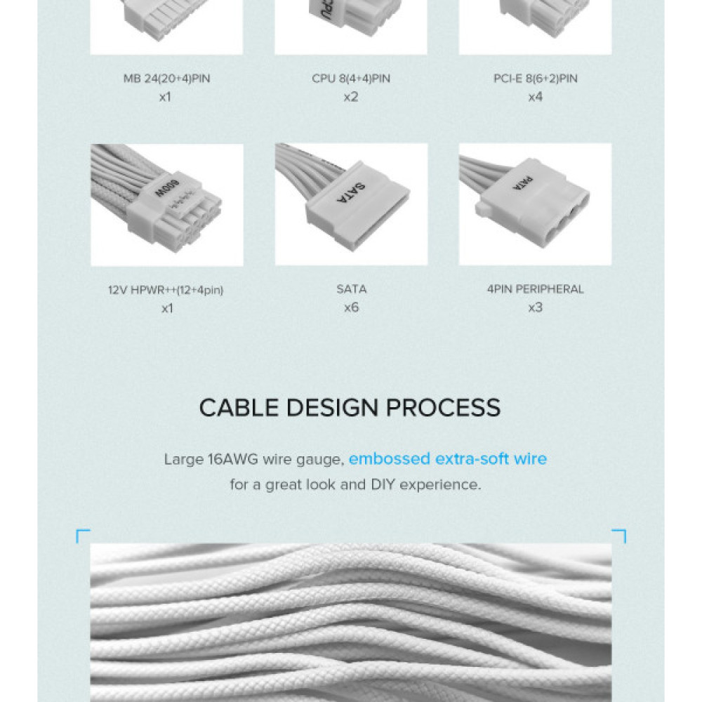 GAMEMAX GS-850G White 