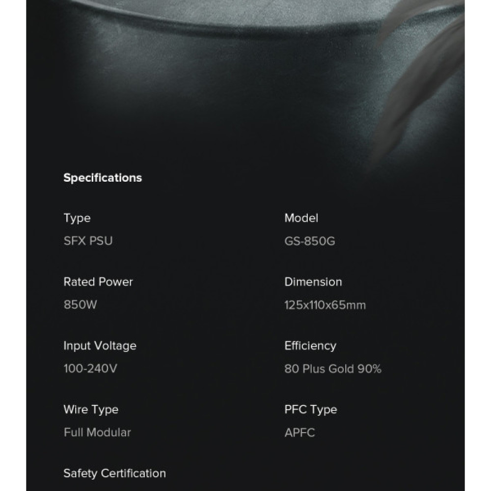 GAMEMAX GS-850G White 