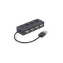 Концентратор Gembird USB 2.0 4 ports switch black (UHB-U2P4-05) Концентратор Gembird USB 2.0 4 ports switch black (UHB-U2P4-05)