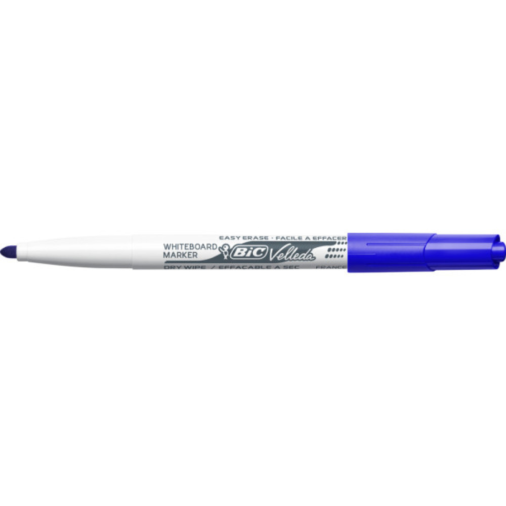 Маркер Bic для сухостираємих дошок Velleda, 1.6 мм, синій (bc9581701)