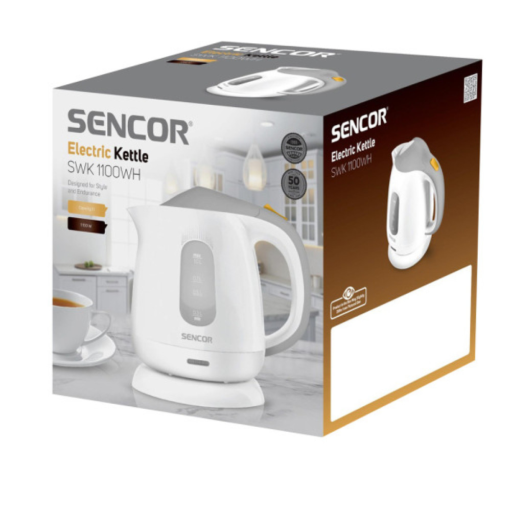 Електрочайник Sencor SWK 1100WH (SWK1100WH)