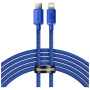 Дата кабель USB-C to Lightning 2.0m 20W blue Baseus (CAJY000303) Дата кабель USB-C to Lightning 2.0m 20W blue Baseus (CAJY000303)