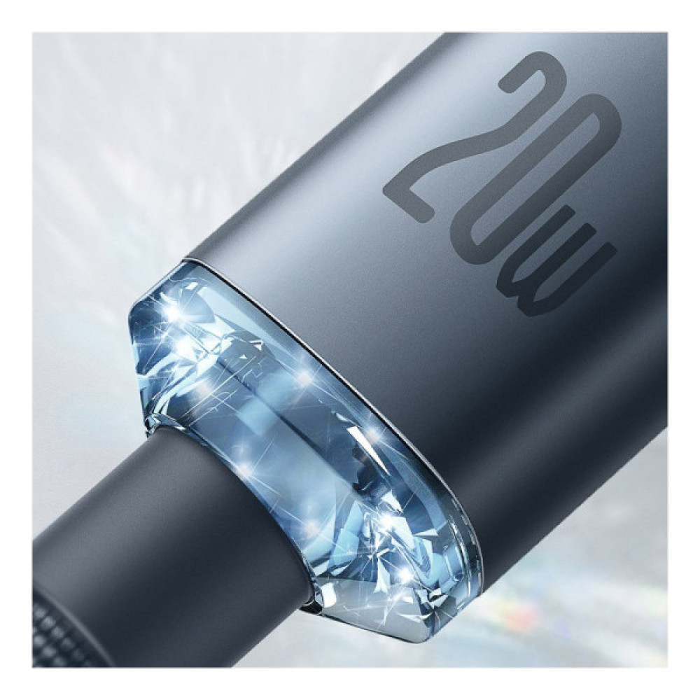 Дата кабель USB-C to Lightning 2.0m 20W blue Baseus (CAJY000303)