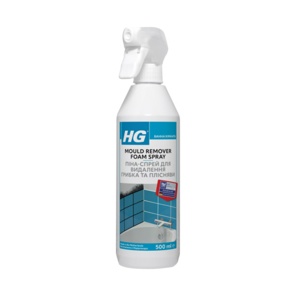 Спрей для чищення ванн HG Household Для видалення грибка та цвілі 500 мл (632050161)