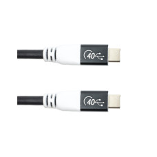 Дата кабель USB-C to USB-C 3.0m PD100W 40Gbps San Guan (CA914135)