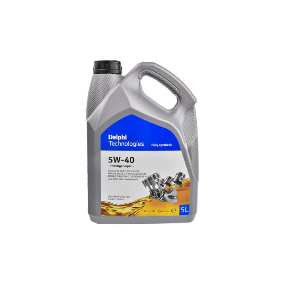 Моторна олива Delphi Prestige Plus 5W-40, 5л (25067064)