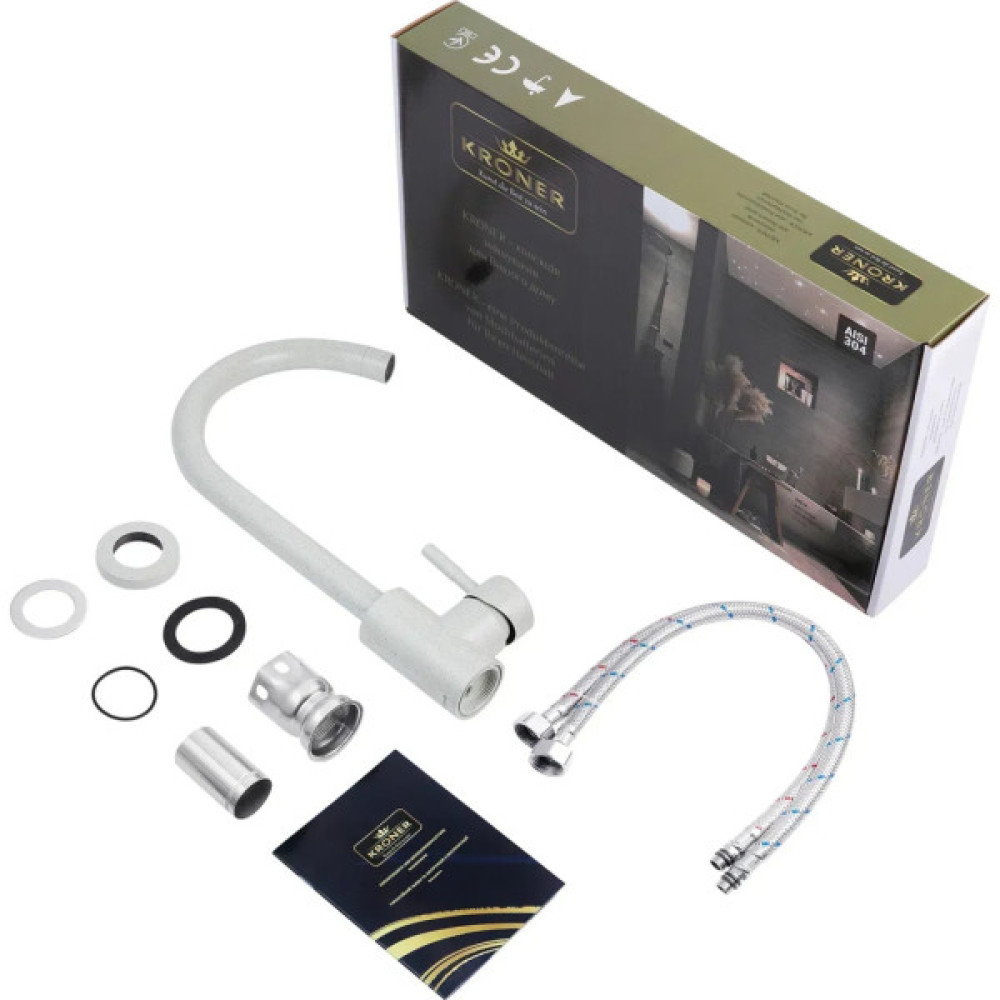 Змішувач Kroner Klassisch-GRA035 (CV023005)