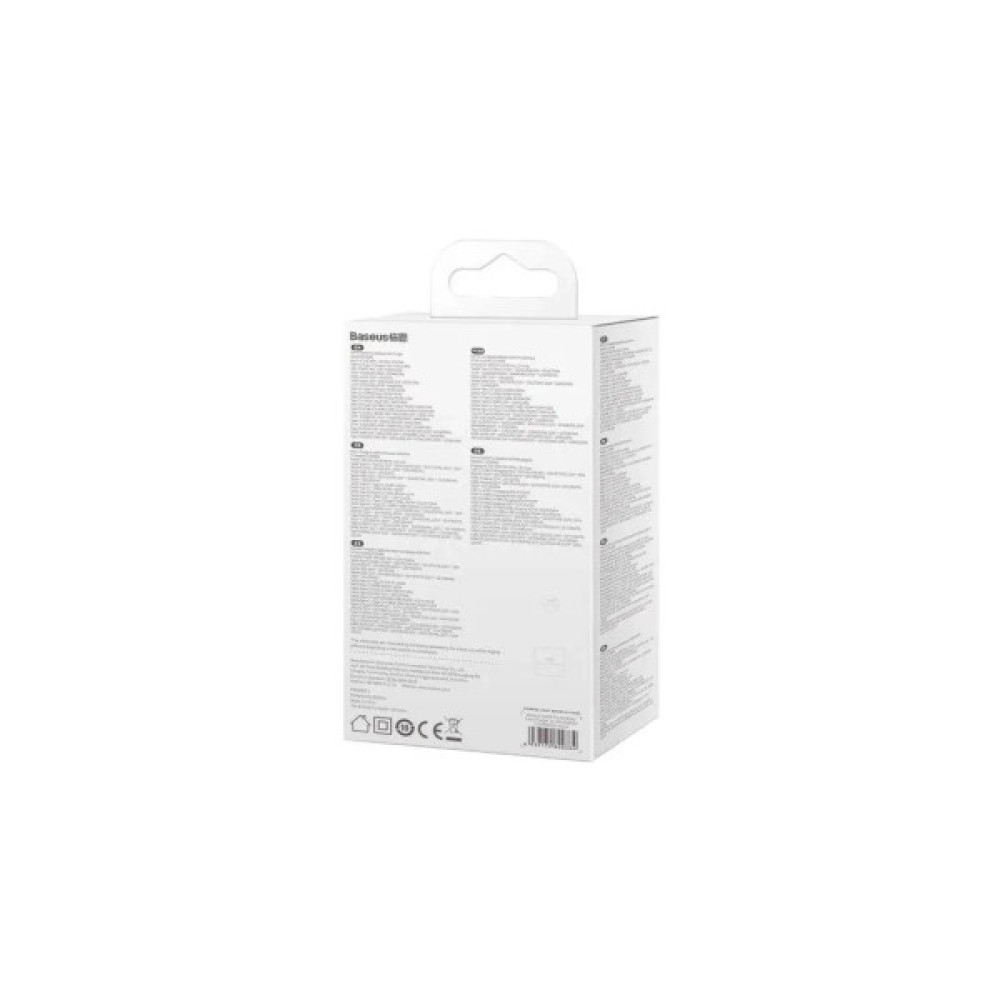 Зарядний пристрій Baseus 2xUSB-C 65W + 2xUSB GaN + cable USB-C to USB-C 100W 1.0m black (CCGP040101)