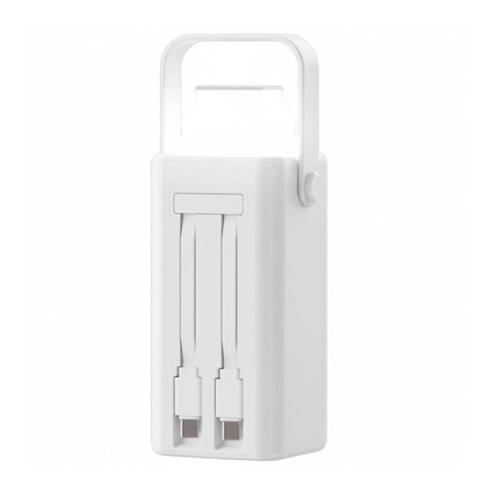 Батарея універсальна TheGeneral 20000mah Glim, 22.5W Fast Charge PD Lamp White (40012919-08)