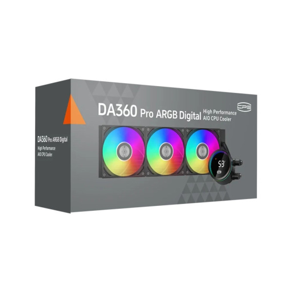 Система рідинного охолодження PcCooler DA360 Pro ARGB BK