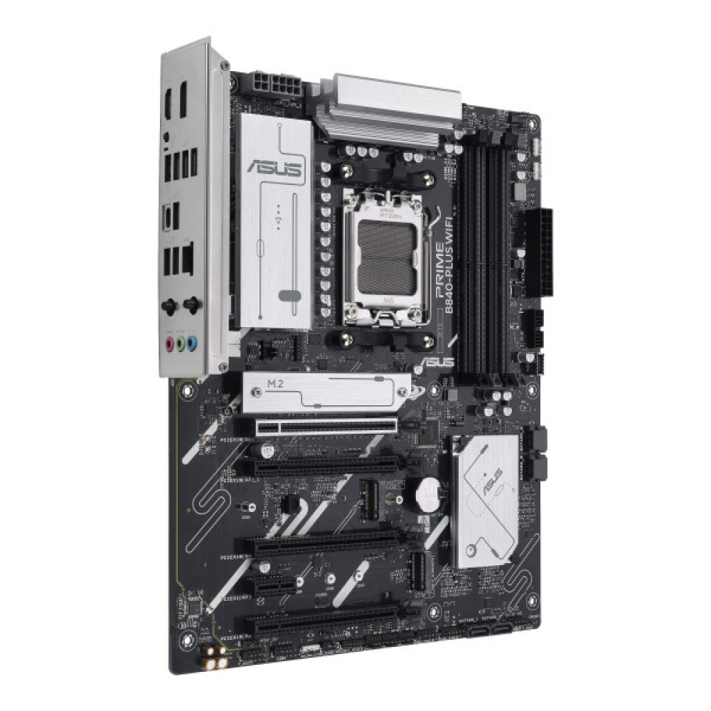 Материнcька плата ASUS PRIME B840-PLUS WIFI sAM5 B840 4xDDR5 M.2 HDMI DP WiFi BT ATX