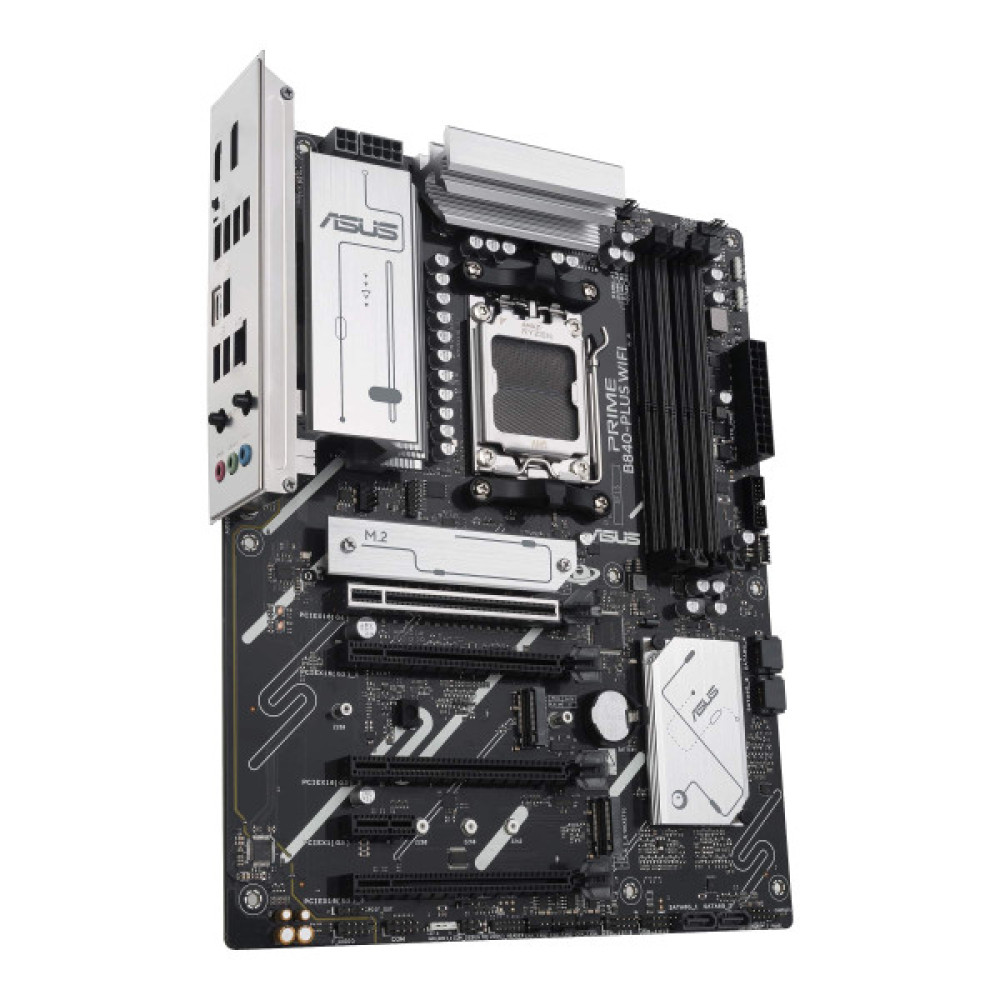 Материнcька плата ASUS PRIME B840-PLUS WIFI sAM5 B840 4xDDR5 M.2 HDMI DP WiFi BT ATX