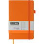 Книга записна Buromax Etalon 125x195 мм 96 аркушів в лінію обкладинка зі штучної шкіри Помаранчева (BM.291260-11) Книга записна Buromax Etalon 125x195 мм 96 аркушів в лінію обкладинка зі штучної шкіри Помаранчева (BM.291260-11)