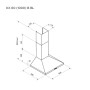 Витяжка кухонна Pyramida KX 60 (1000) B BL Витяжка кухонна Pyramida KX 60 (1000) B BL