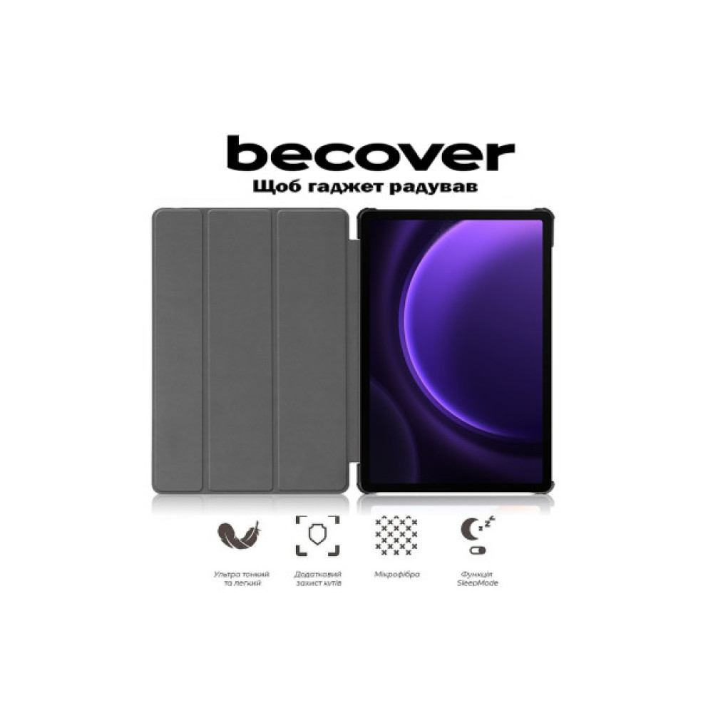 Чохол до планшета BeCover Smart Case Samsung Galaxy Tab S10 FE (SM-X520/SM-X526) 10.9" Dark Green (713275) Чохол до планшета BeCover Smart Case Samsung Galaxy Tab S10 FE (SM-X520/SM-X526) 10.9" Dark Green (713275)