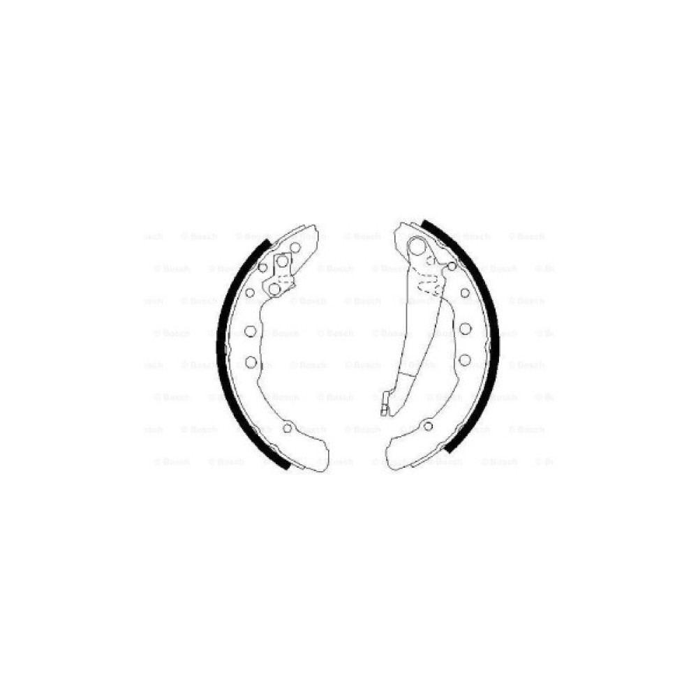 Гальмівні колодки Bosch 0 986 487 281 Гальмівні колодки Bosch 0 986 487 281