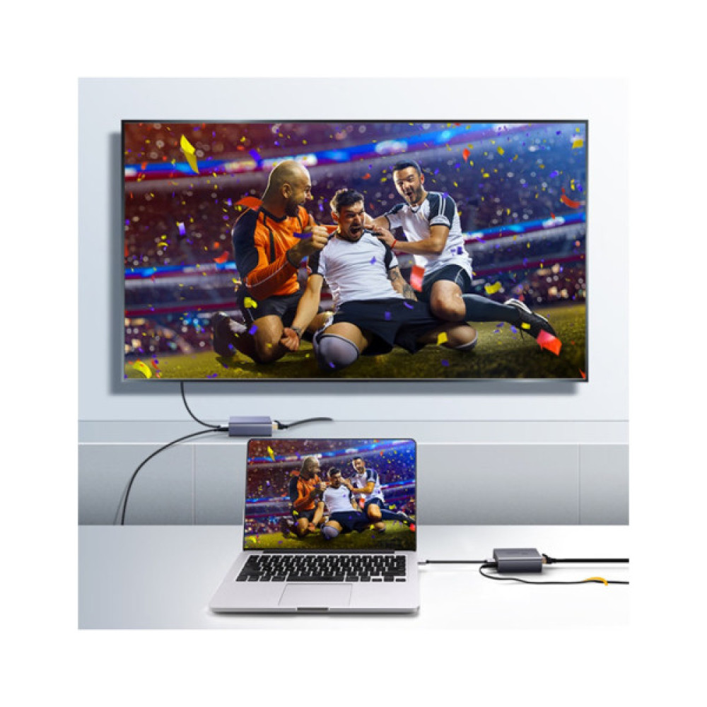 Адаптер HDMI extender 50m Ethernet Gray UGREEN (90811EU)