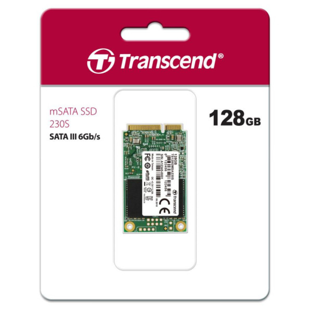 Накопичувач SSD Transcend mSATA 128GB SATA 230S