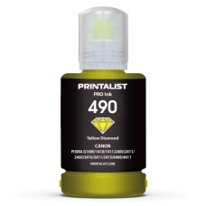 Чорнило Printalist Canon gI-490 for g1400/G2400/G3400 140g Yellow (PL490Y)