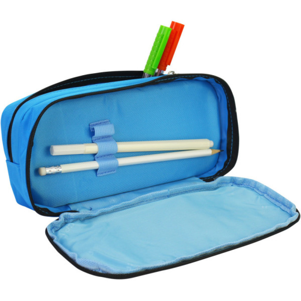 Пенал Cool For School 1 відділення Блакитний (B-8691-blue)