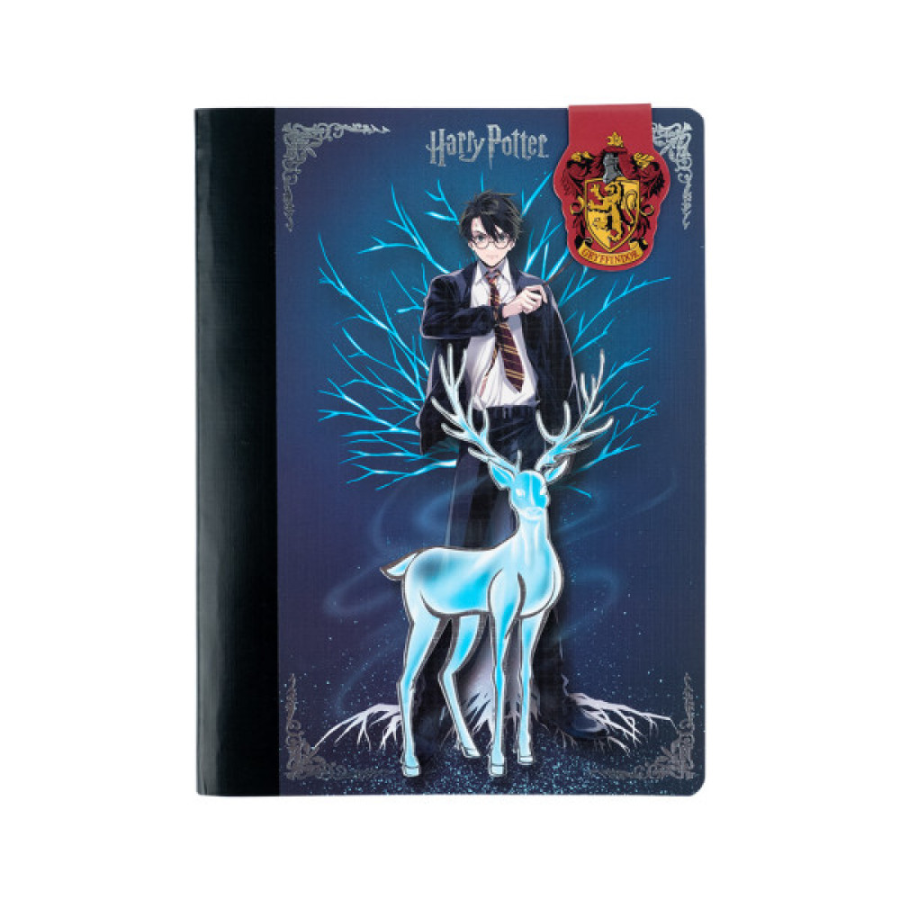 Блокнот Kite з магнітною закладкою Harry Potter А5, 60 аркушів, клітинка (HP25-192)