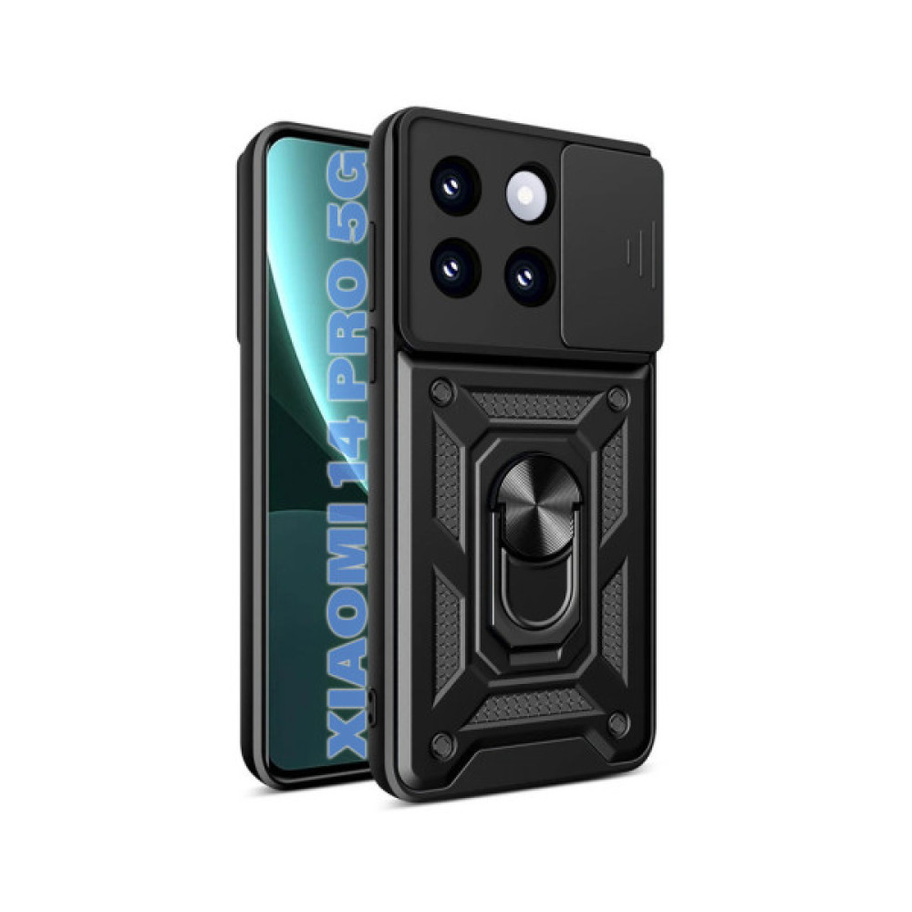Чохол до мобільного телефона BeCover Military Xiaomi 14 Pro 5G Black (711161) Чохол до мобільного телефона BeCover Military Xiaomi 14 Pro 5G Black (711161)