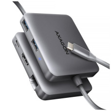 Концентратор AXAGON USB-C to 2xUSB-A + HDMI + RJ45 + PD 100W 0.2m grey (HMC-5HL) Концентратор AXAGON USB-C to 2xUSB-A + HDMI + RJ45 + PD 100W 0.2m grey (HMC-5HL)