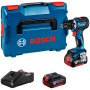 Шурупокрут-дриль ударний акумуляторний Bosch Professional GSR 18V-90 C 18В 2х5А·год 36-64Нм 0-2100об/хв кейс 1.1кг