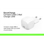 Зарядний пристрій Belkin USB-C PD20W PPS white (WCA009KQWH)