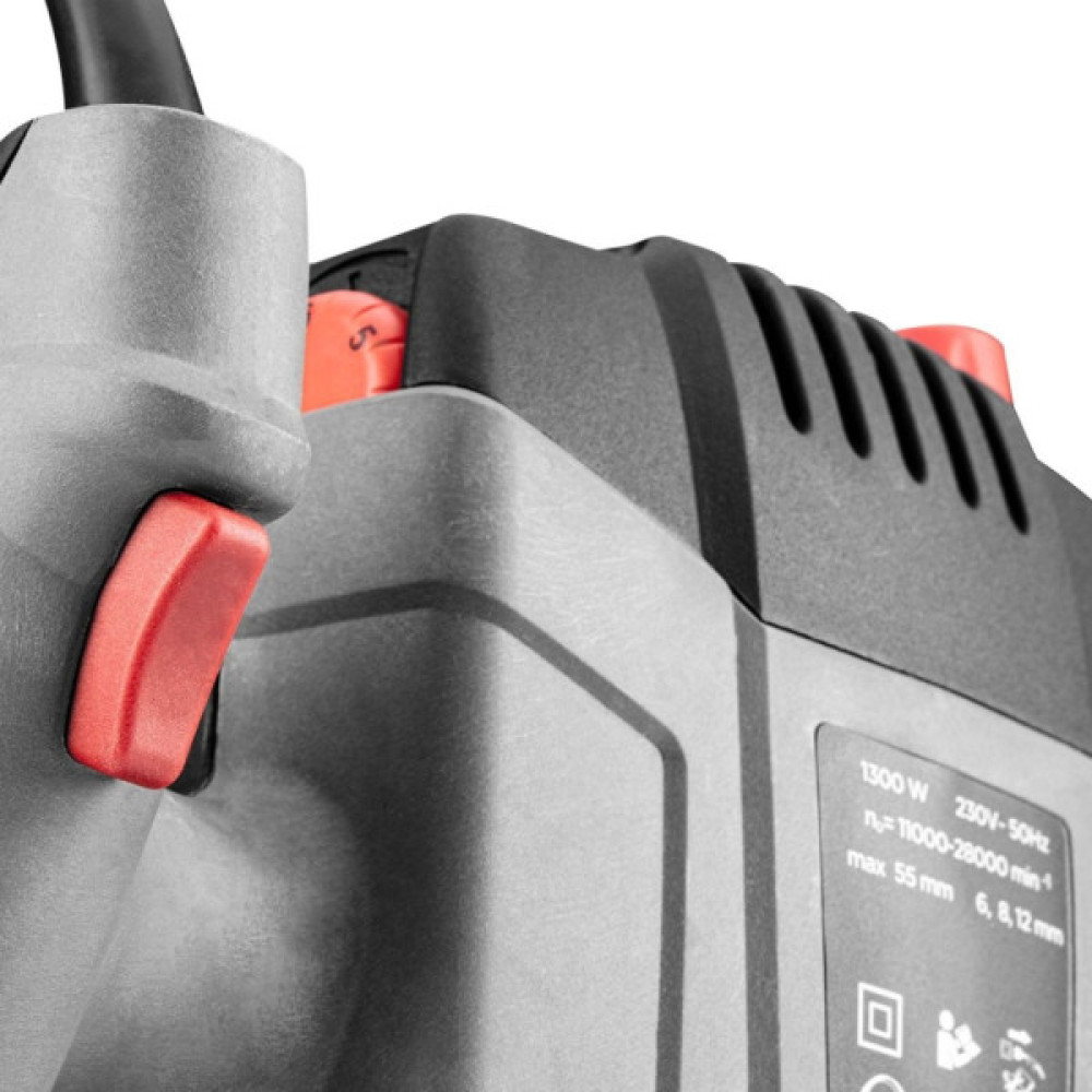 Фрезер Graphite 1300Вт, цанга 6-12мм, 28000об/хв (59G717)