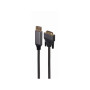 Кабель мультимедійний DisplayPort M to DVI M 1.8m 4K 24+1pin Cablexpert (CC-DPM-DVIM-4K-6)