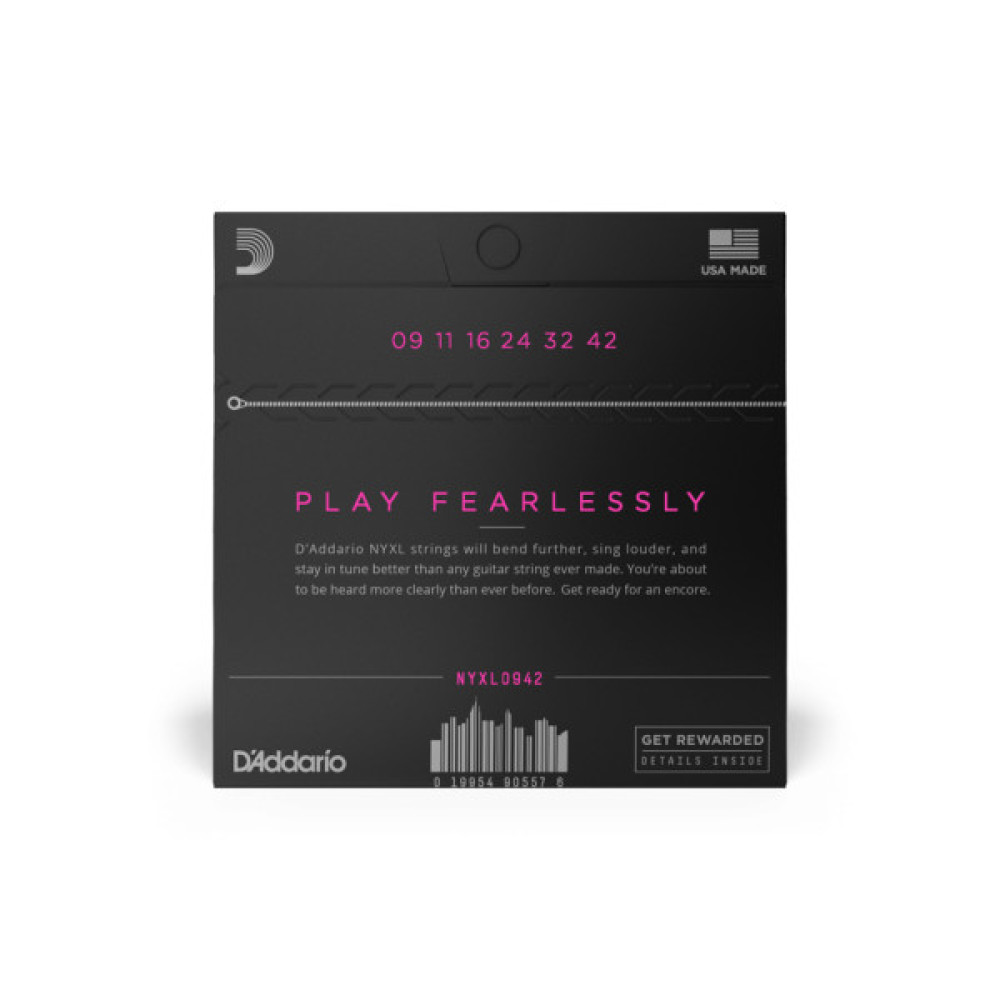 Струни для гітари D'Addario NYXL Super Light (09-42) (NYXL0942)