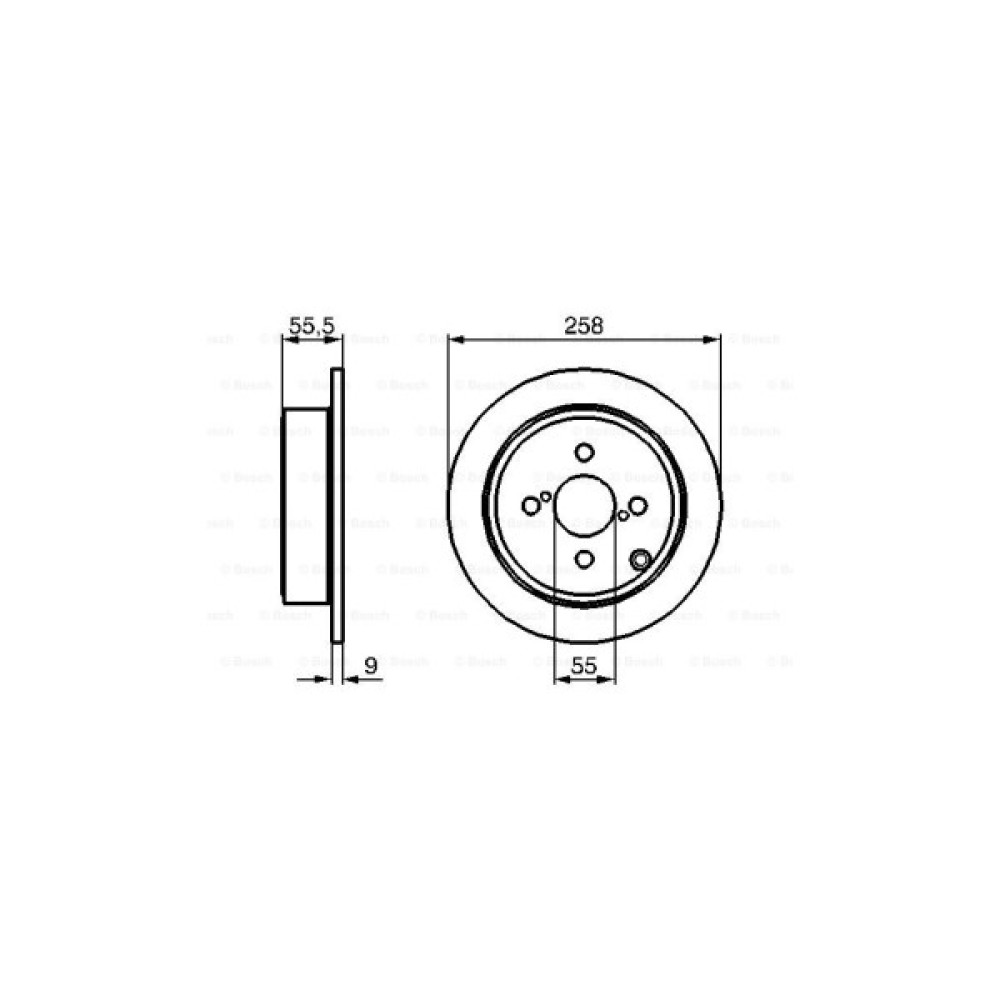 Гальмівний диск Bosch 0 986 479 086